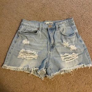 YMI distressed jean short